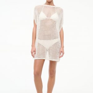 Staud ORIYA COVERUP DRESS | IVORY