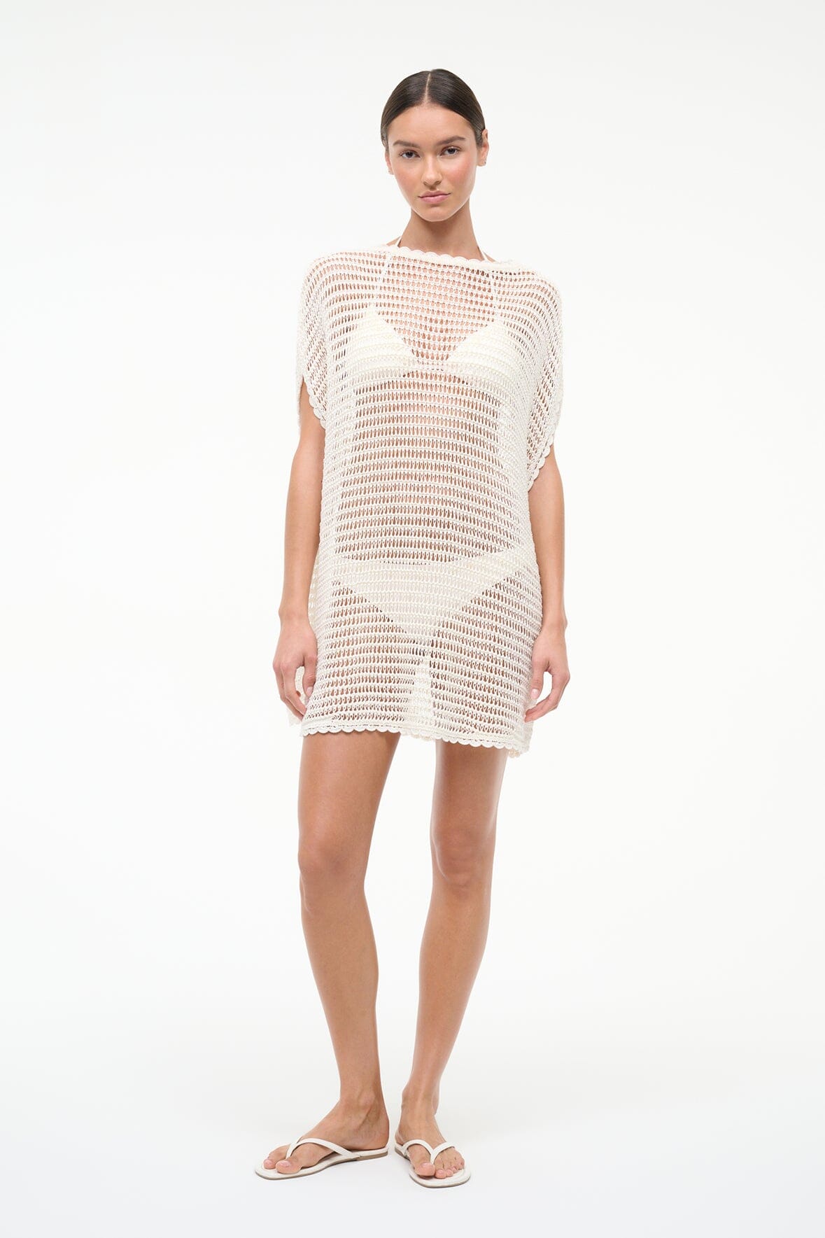 Staud ORIYA COVERUP DRESS | IVORY