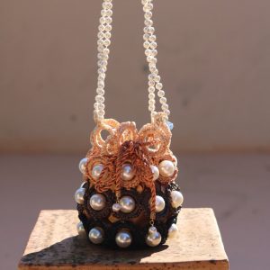 Alameda Turquesa HANA BUCKET, black and gold
