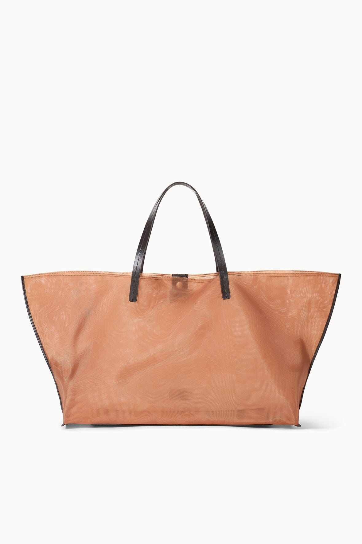 Staud CHRISTOS LARGE MESH TOTE | CAMEL