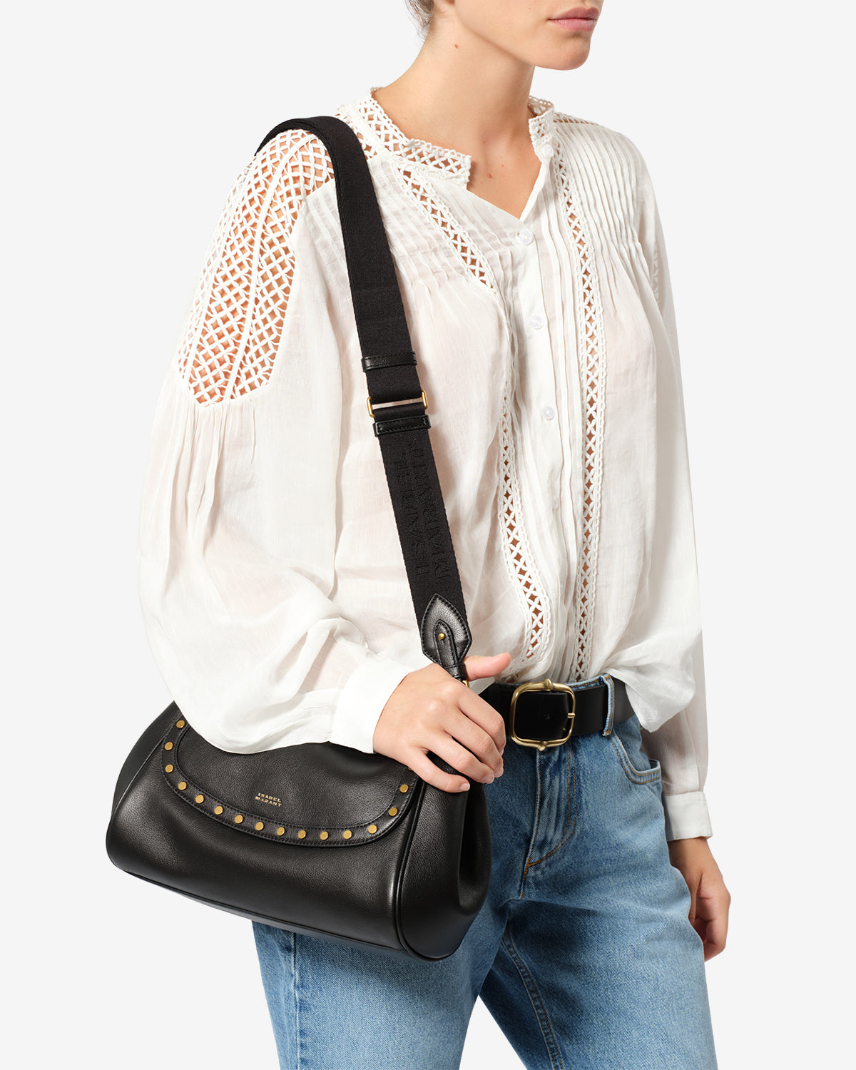Isabel Marant Sac Chany M en cuir