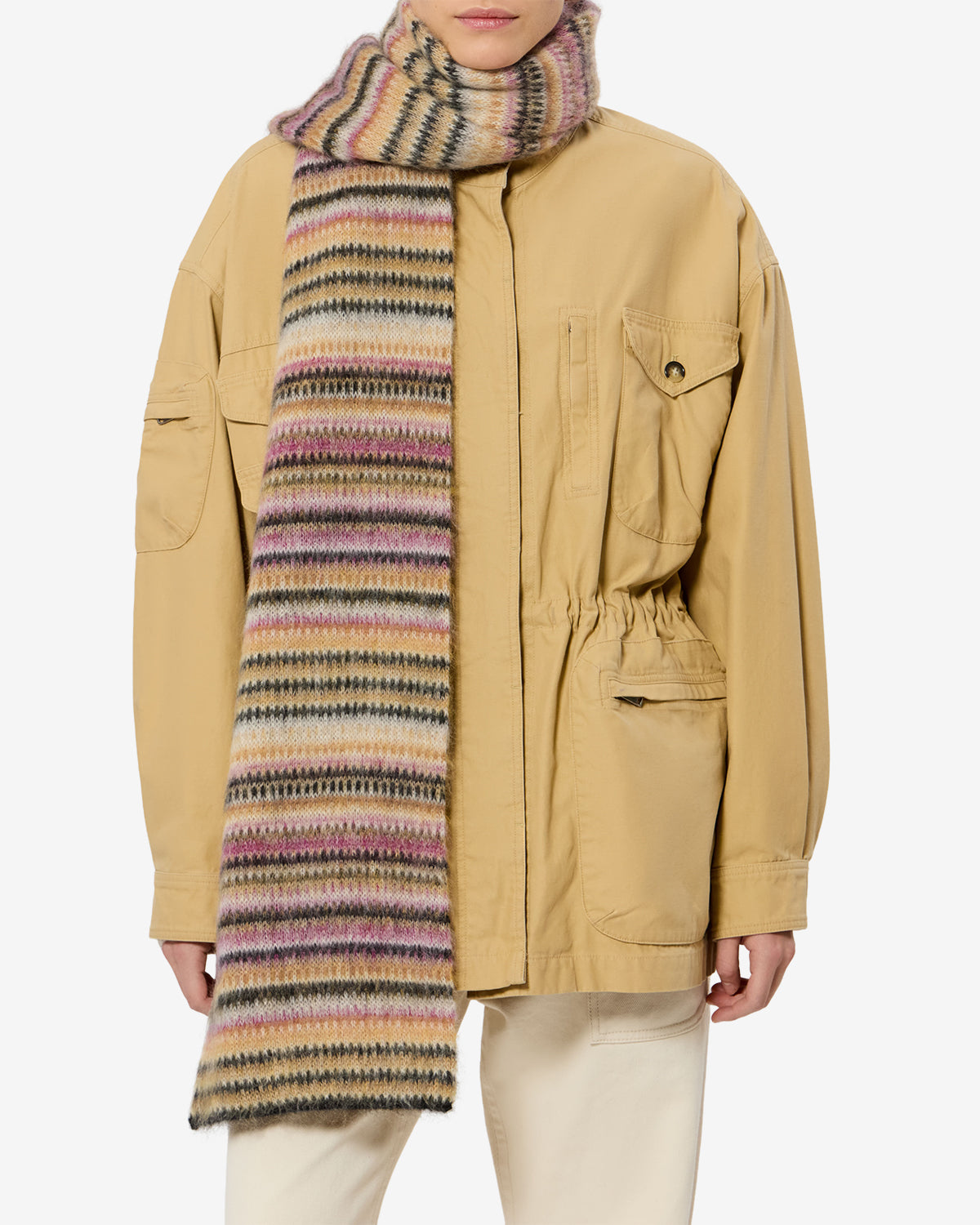 Isabel Marant Écharpe Mouna en mohair
