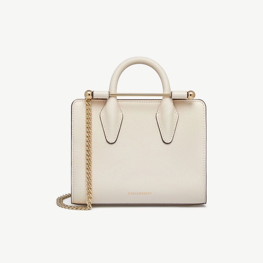 Strathberry Nano Tote - Vanilla
