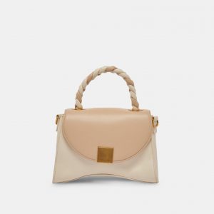 Dolce Vita TATUM HANDBAG DUNE IVORY SOFT NAPPA LEATHER