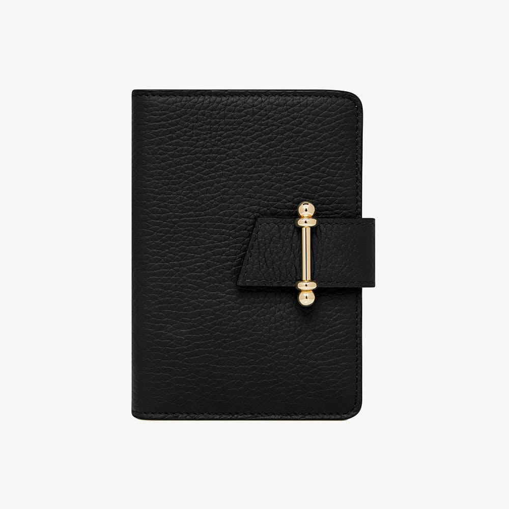 Strathberry Multrees Passport Holder - Black