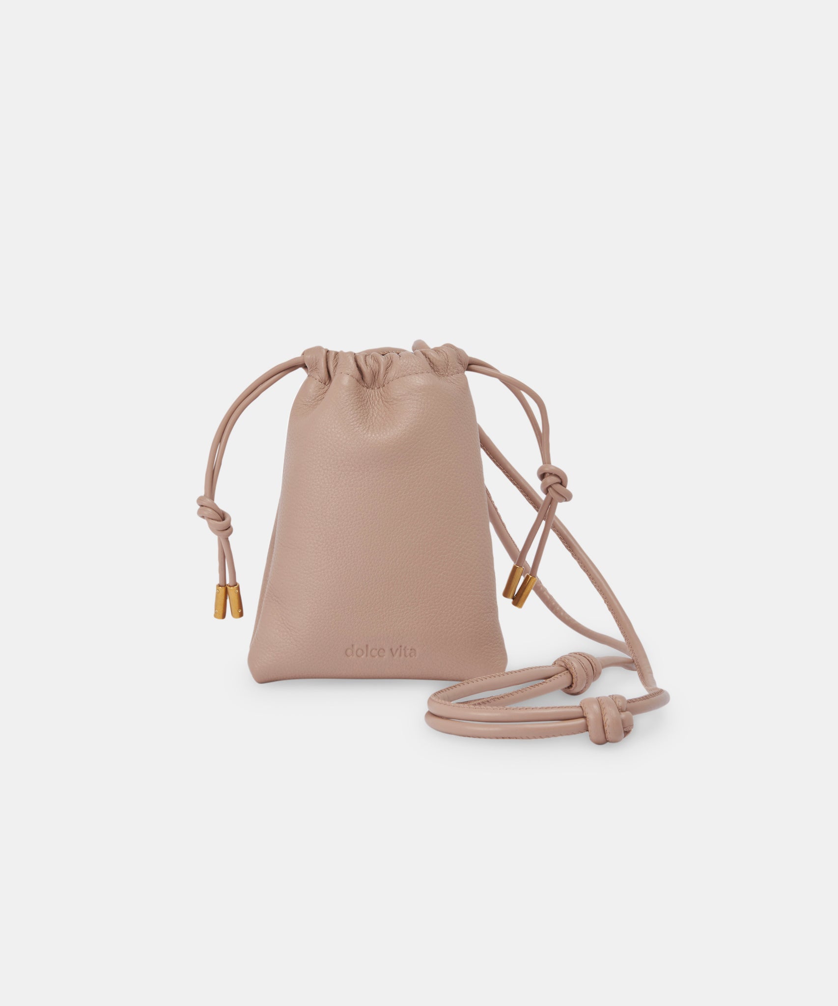 Dolce Vita EVIE PHONE POUCH CAFE LEATHER