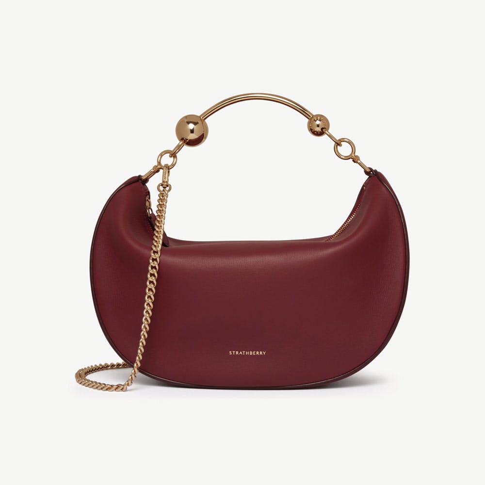 Strathberry Crescent Moon - Oxblood