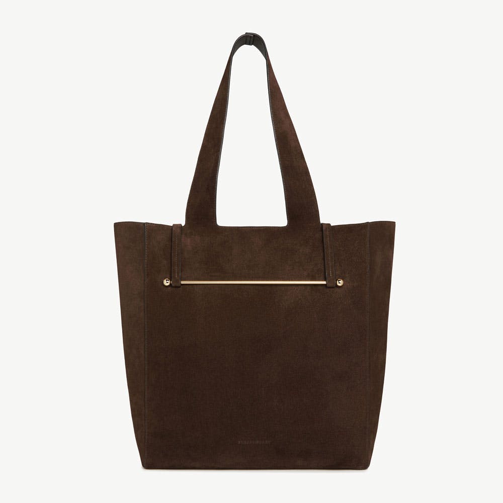 Strathberry Melody Tote - Chocolate Suede