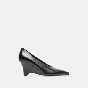 Dolce Vita CAMERO WEDGES BLACK LEATHER