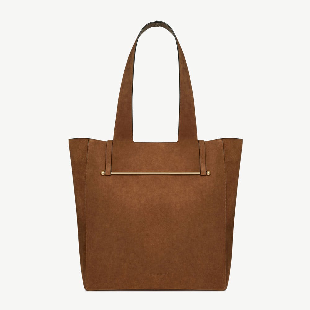 Strathberry Melody Tote - Tan Suede