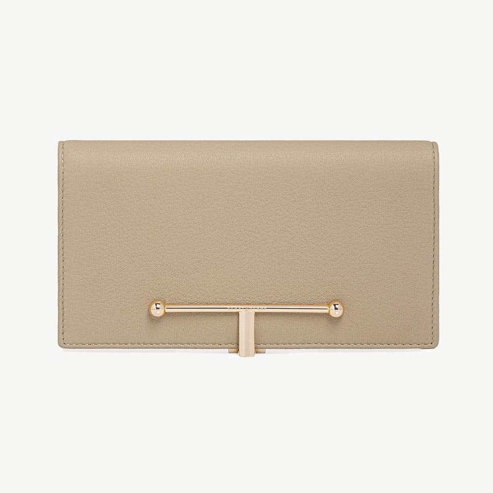 Strathberry Large Melville Street Wallet - Sand