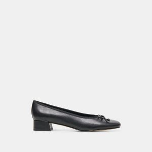 Dolce Vita RITLA MID HEELS BLACK LEATHER