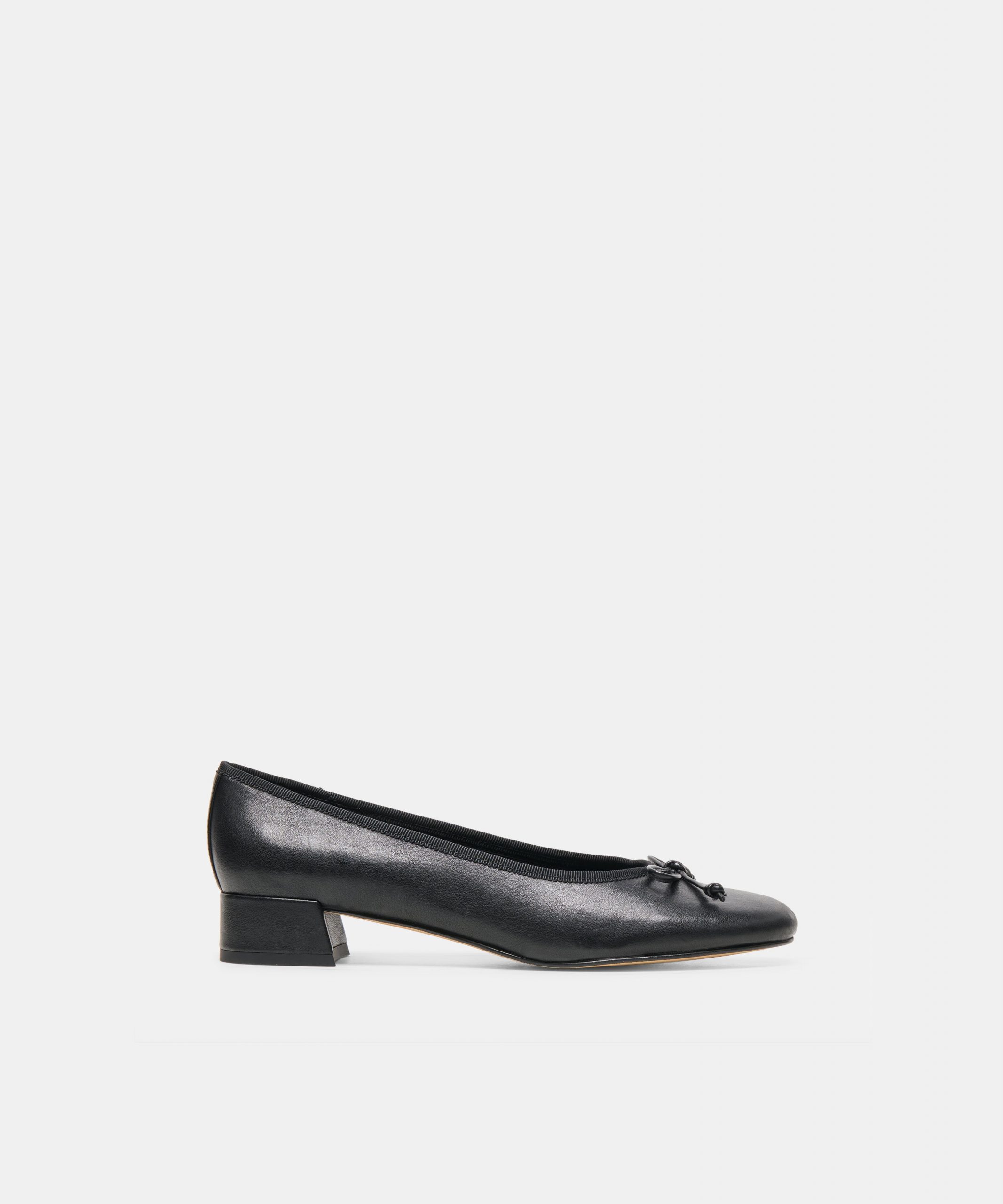 Dolce Vita RITLA MID HEELS BLACK LEATHER
