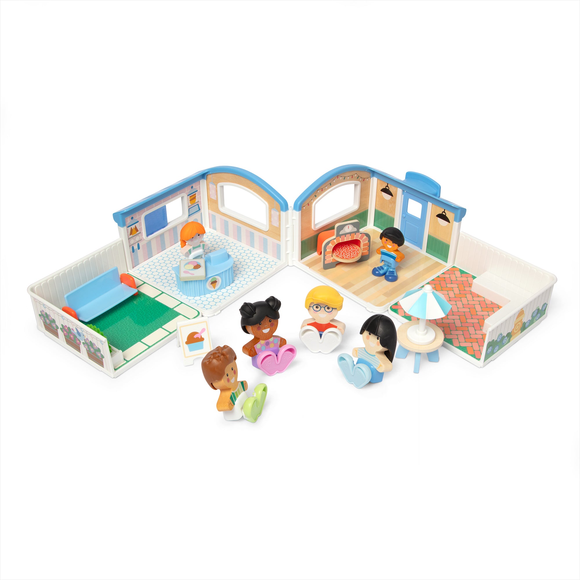 Melissa & Doug Cheery Lane Pizza & Ice Cream Bundle
