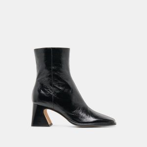 Dolce Vita CECELA BOOTIES MIDNIGHT CRINKLE PATENT