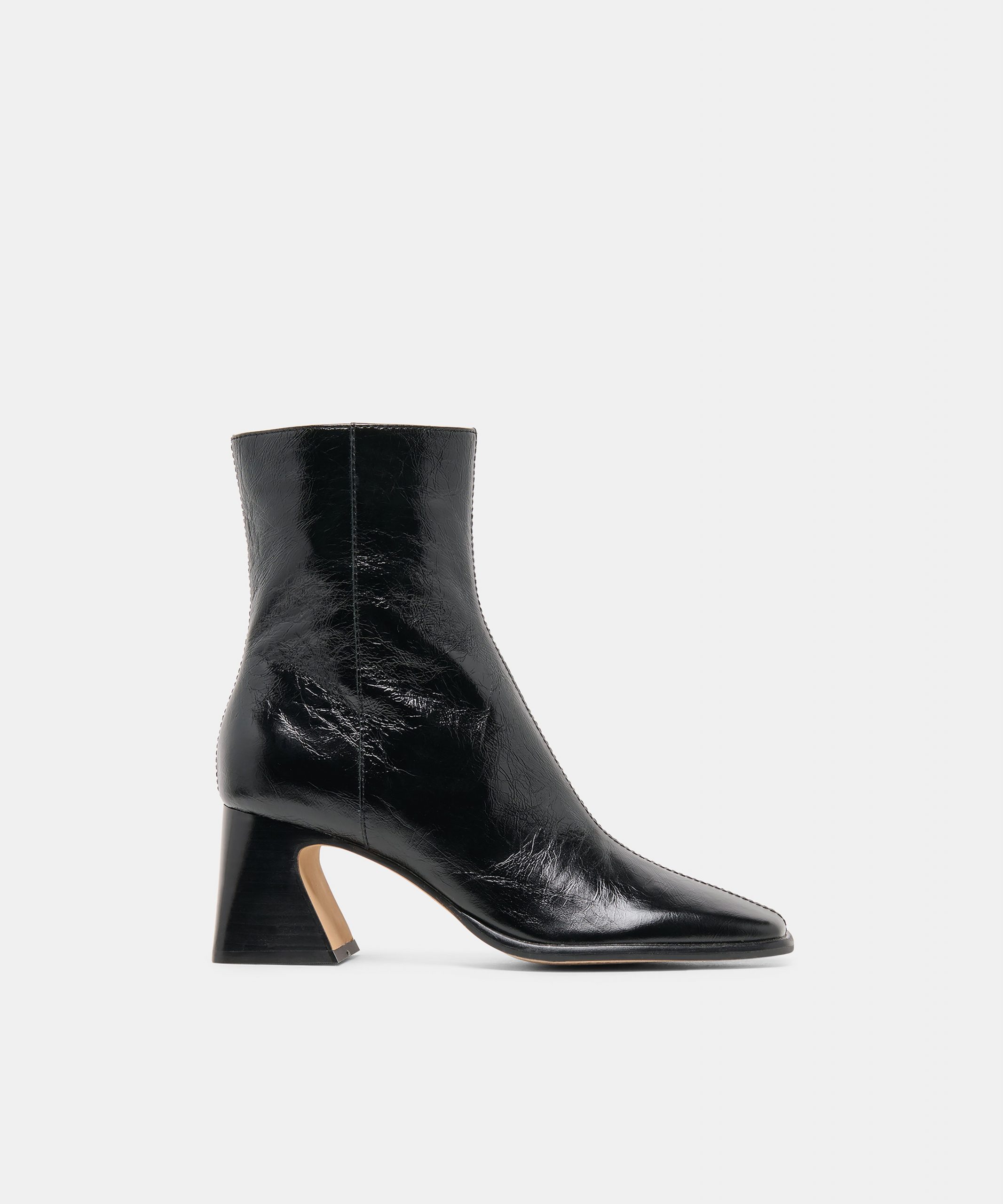 Dolce Vita CECELA BOOTIES MIDNIGHT CRINKLE PATENT