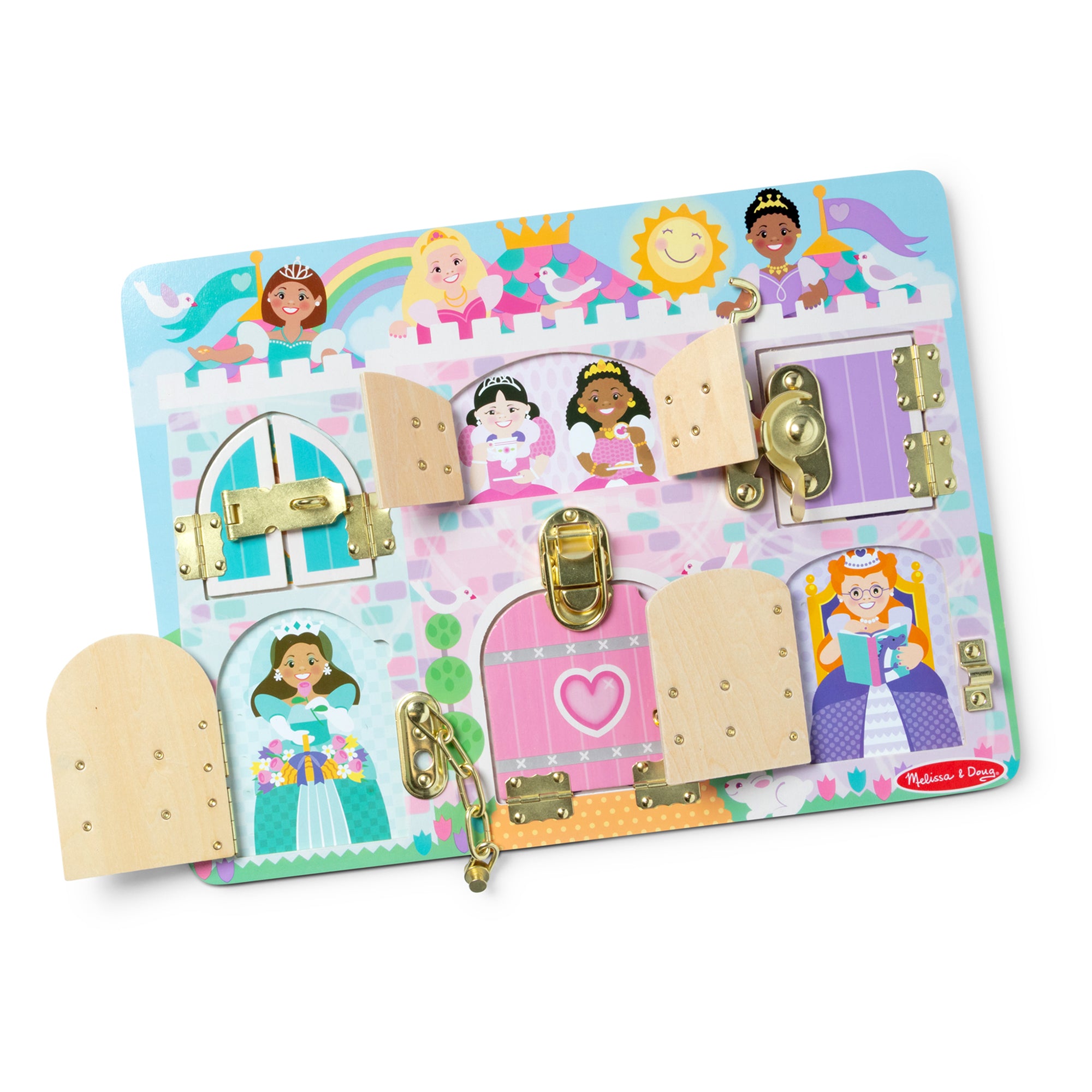 Melissa & Doug Princess Castle Latches Board