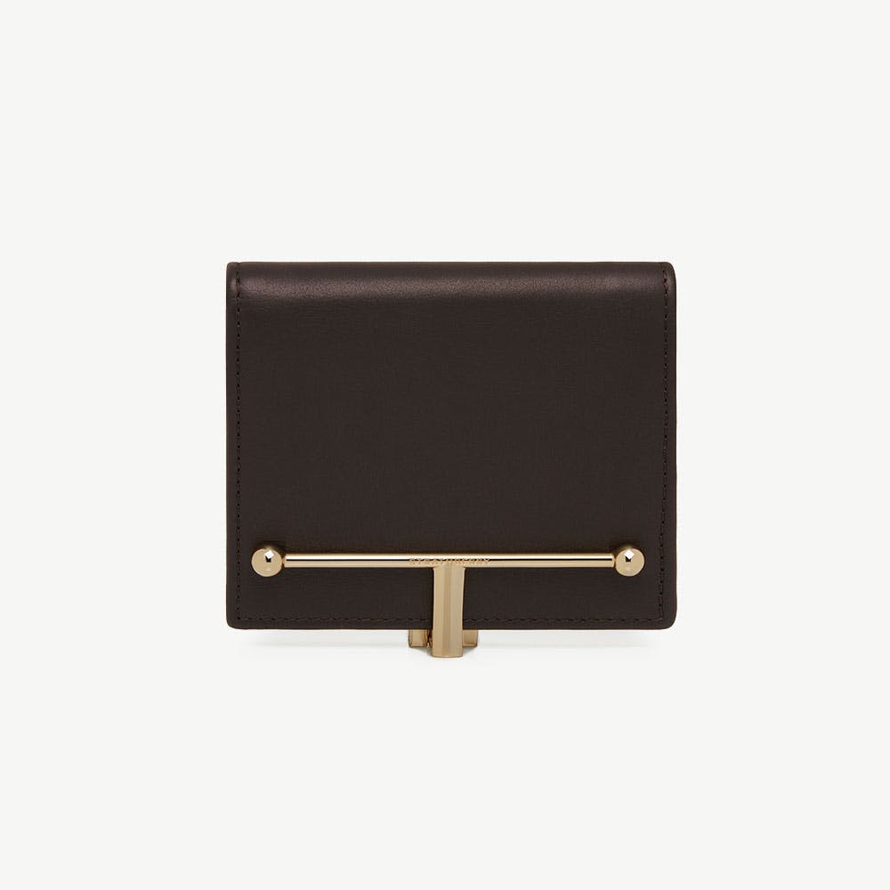 Strathberry Melville Street Wallet - Espresso/Rose