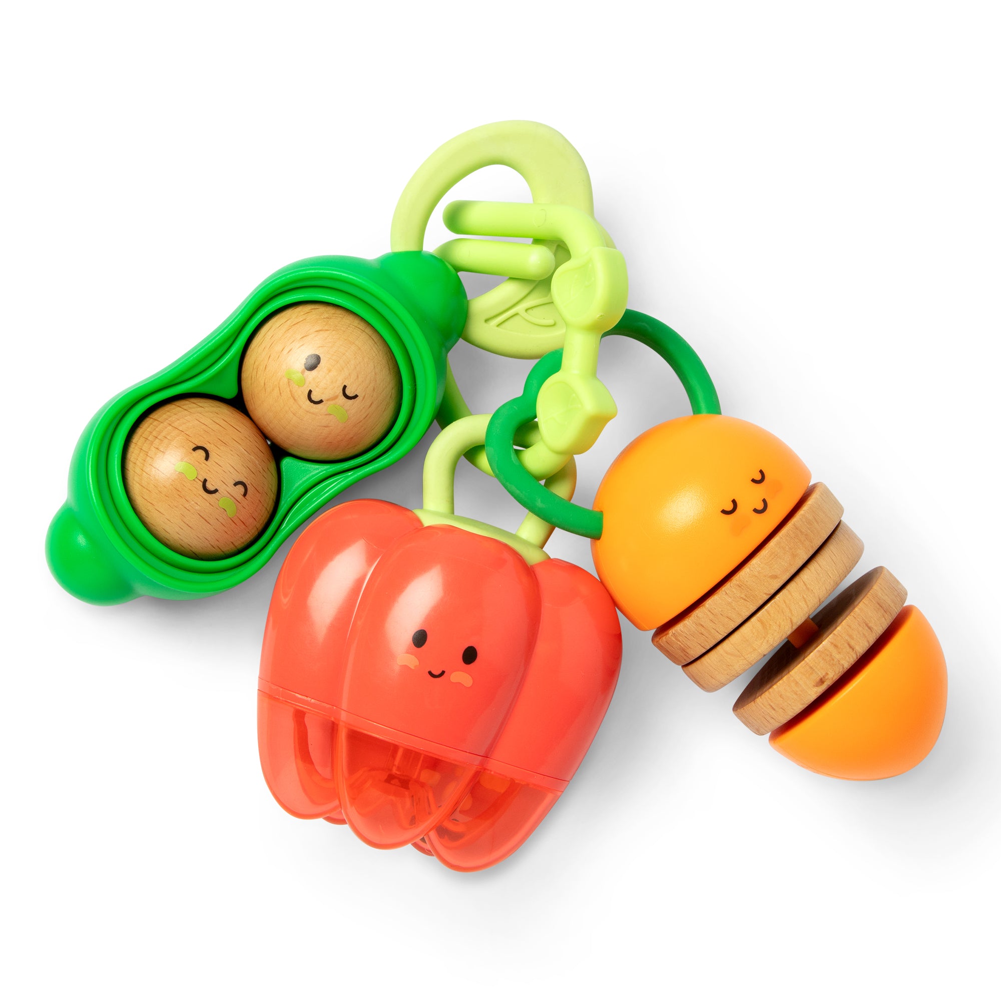 Melissa & Doug Farmers Market Veggie Rattles Trio