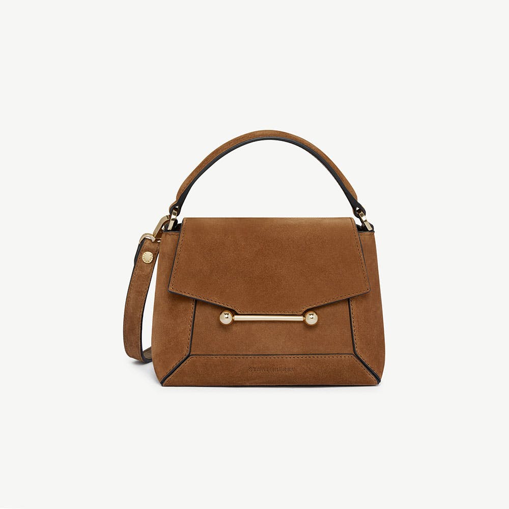 Strathberry Mosaic Nano - Tan Suede