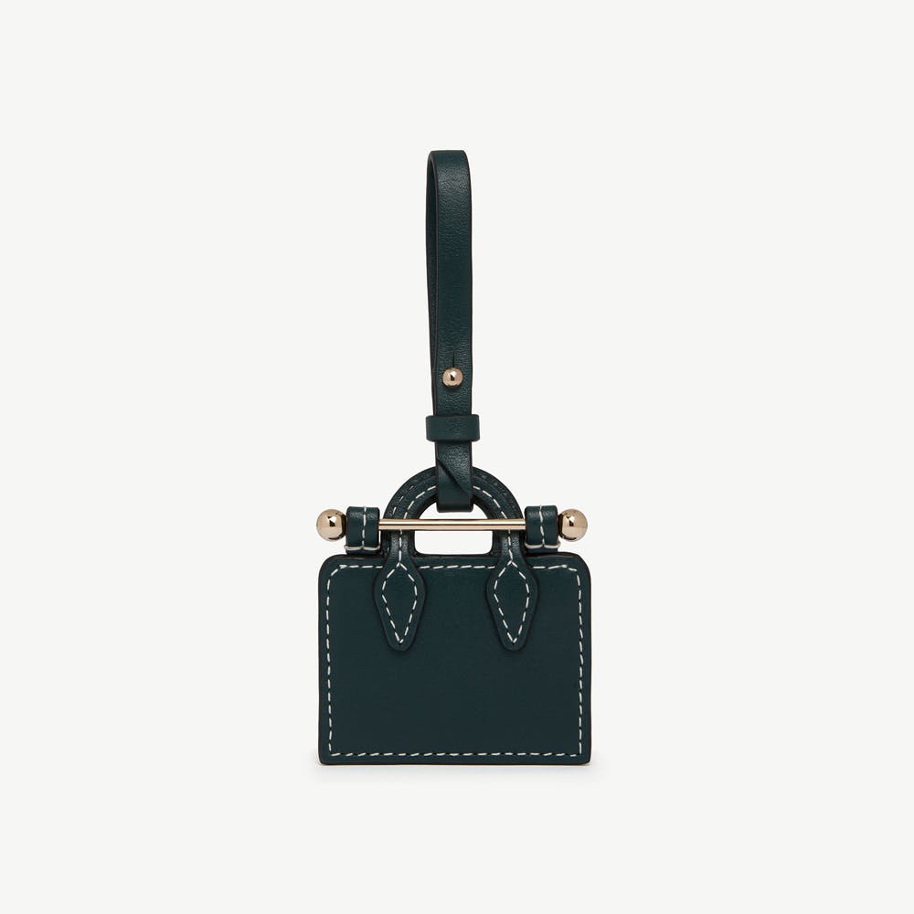 Strathberry Tote Charm - Bottle Green