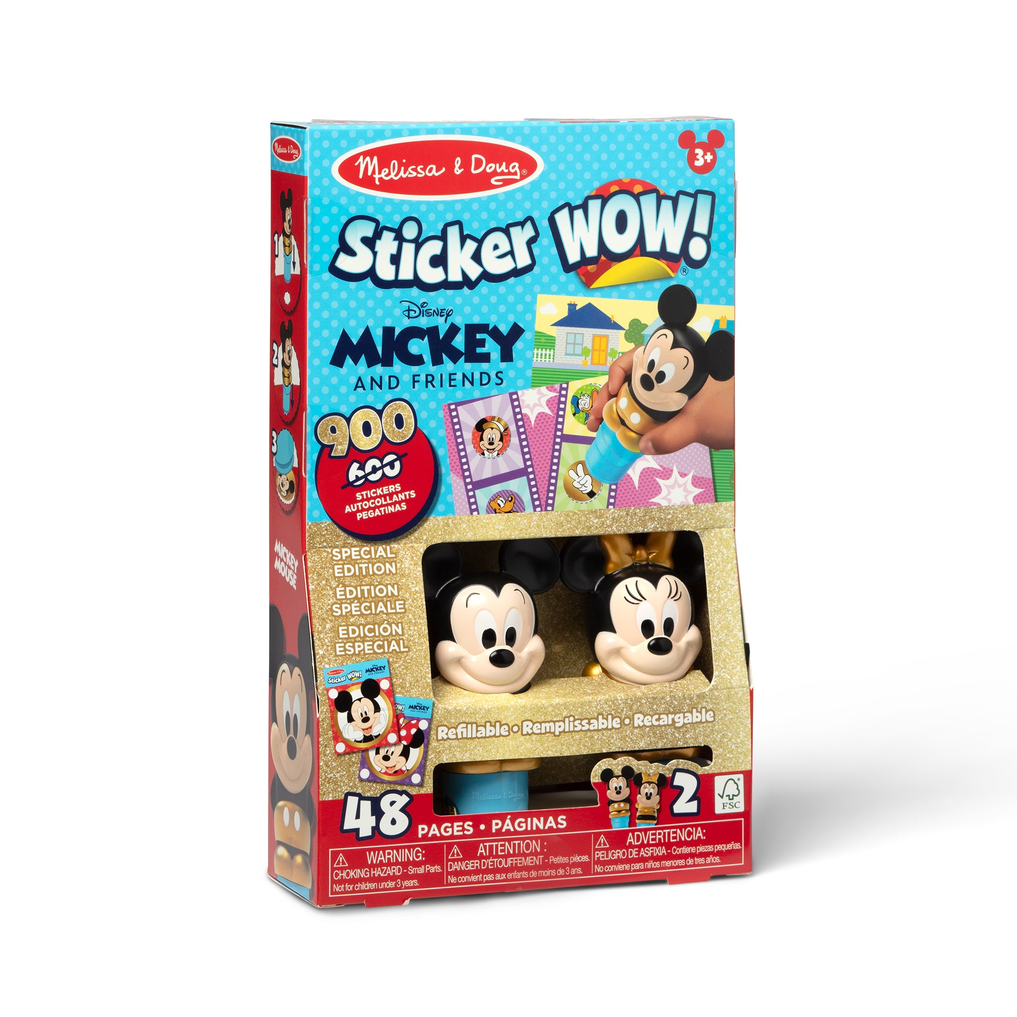 Melissa & Doug Sticker WOW! Deluxe Set Mickey & Minnie