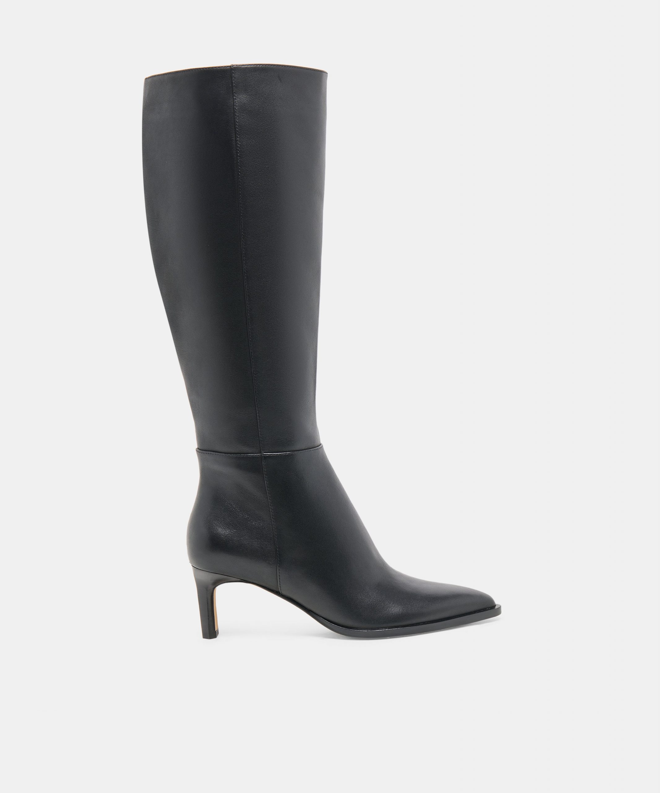 Dolce Vita ALIMA WIDE CALF BOOTS BLACK LEATHER