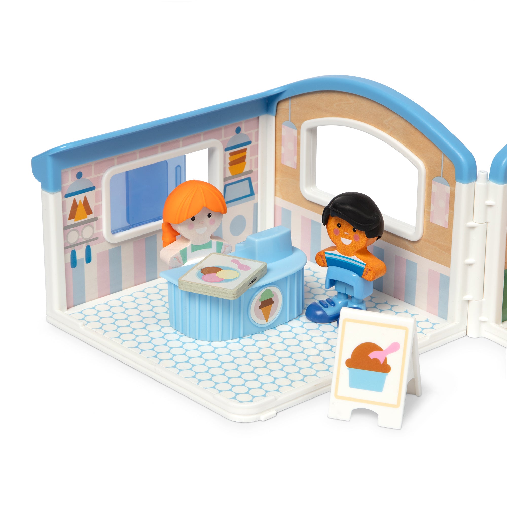 Melissa & Doug Cheery Lane™ Ice Cream and Pizza Play Set