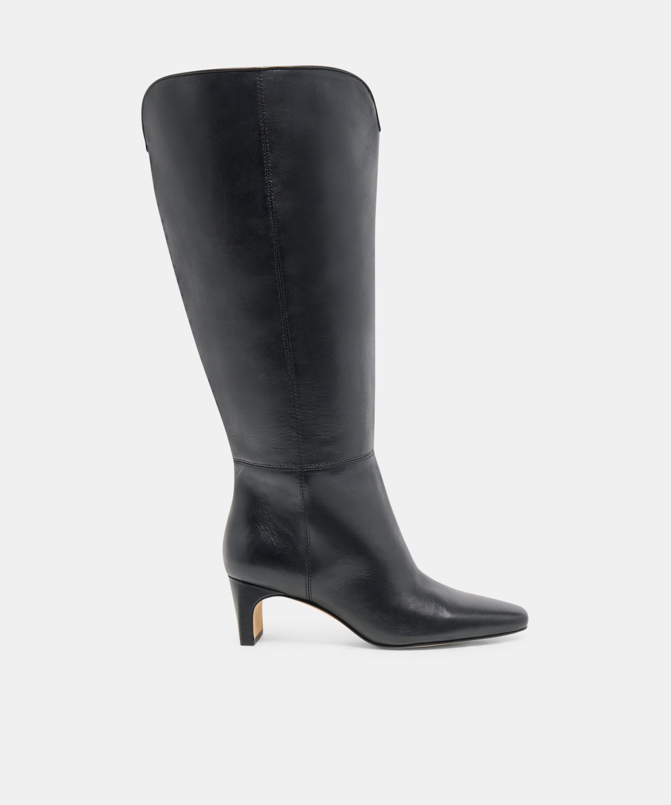 Dolce Vita BRION EXTRA WIDE CALF BOOTS BLACK LEATHER