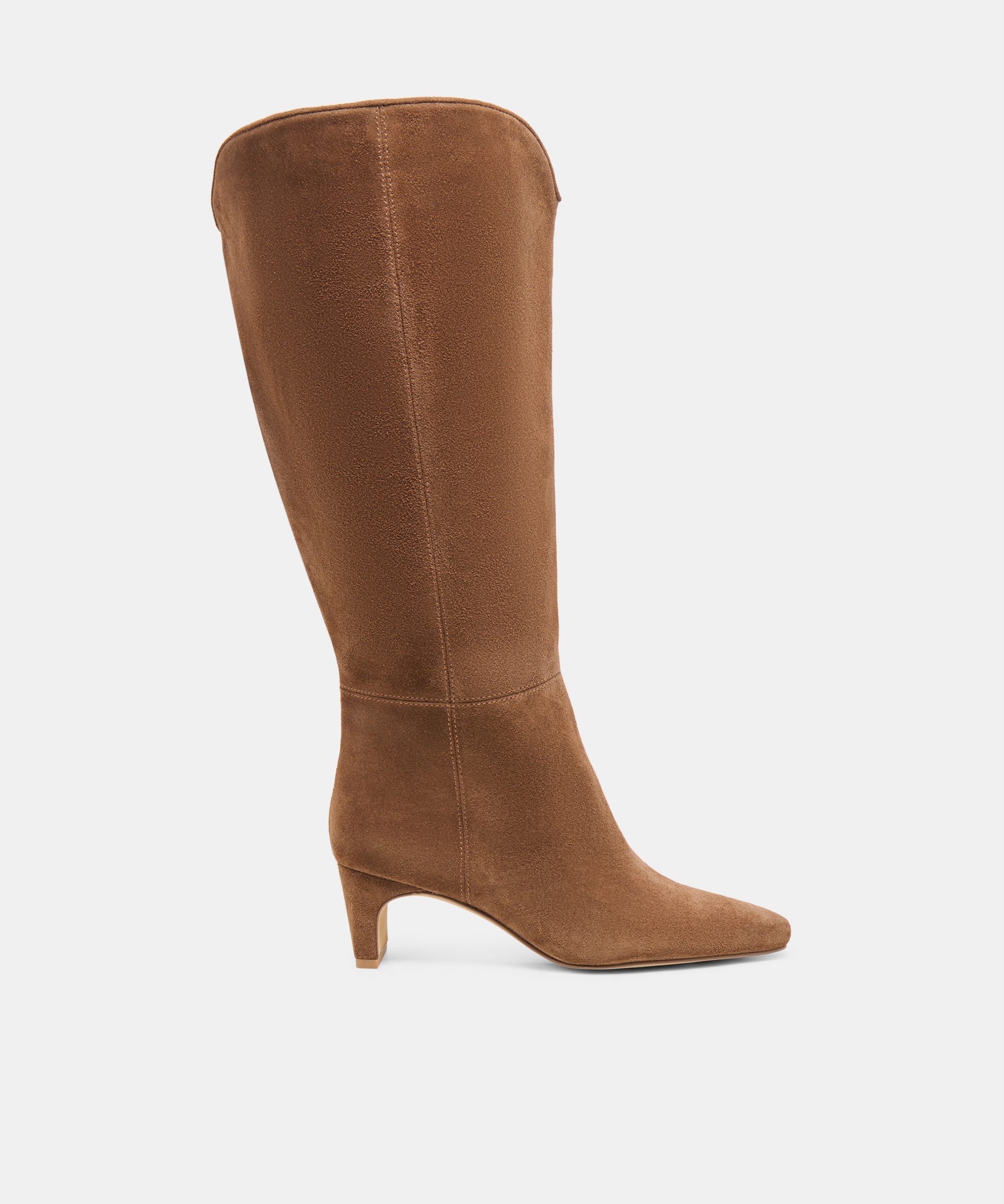 Dolce Vita BRION EXTRA WIDE CALF BOOTS COCOA SUEDE
