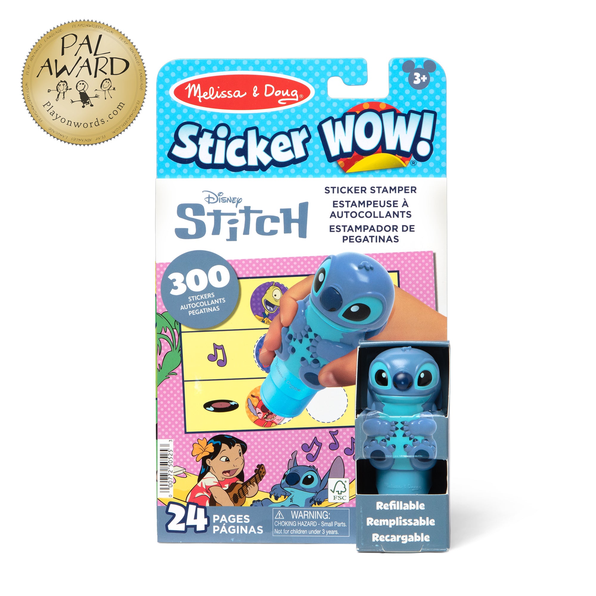 Melissa & Doug Sticker WOW!™ Disney Stitch Activity Pad & Sticker Stamper