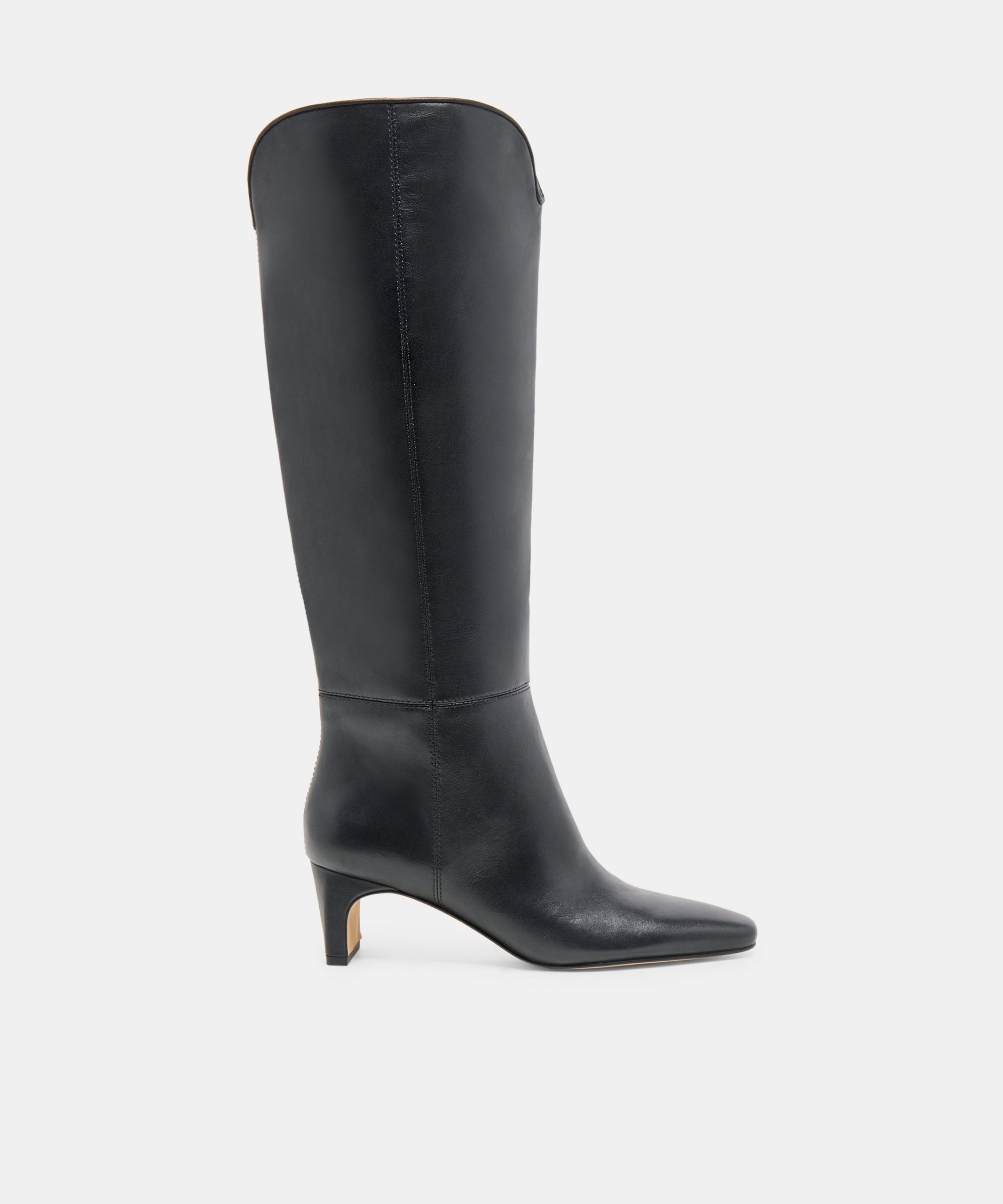 Dolce Vita BRION WIDE CALF BOOTS BLACK LEATHER