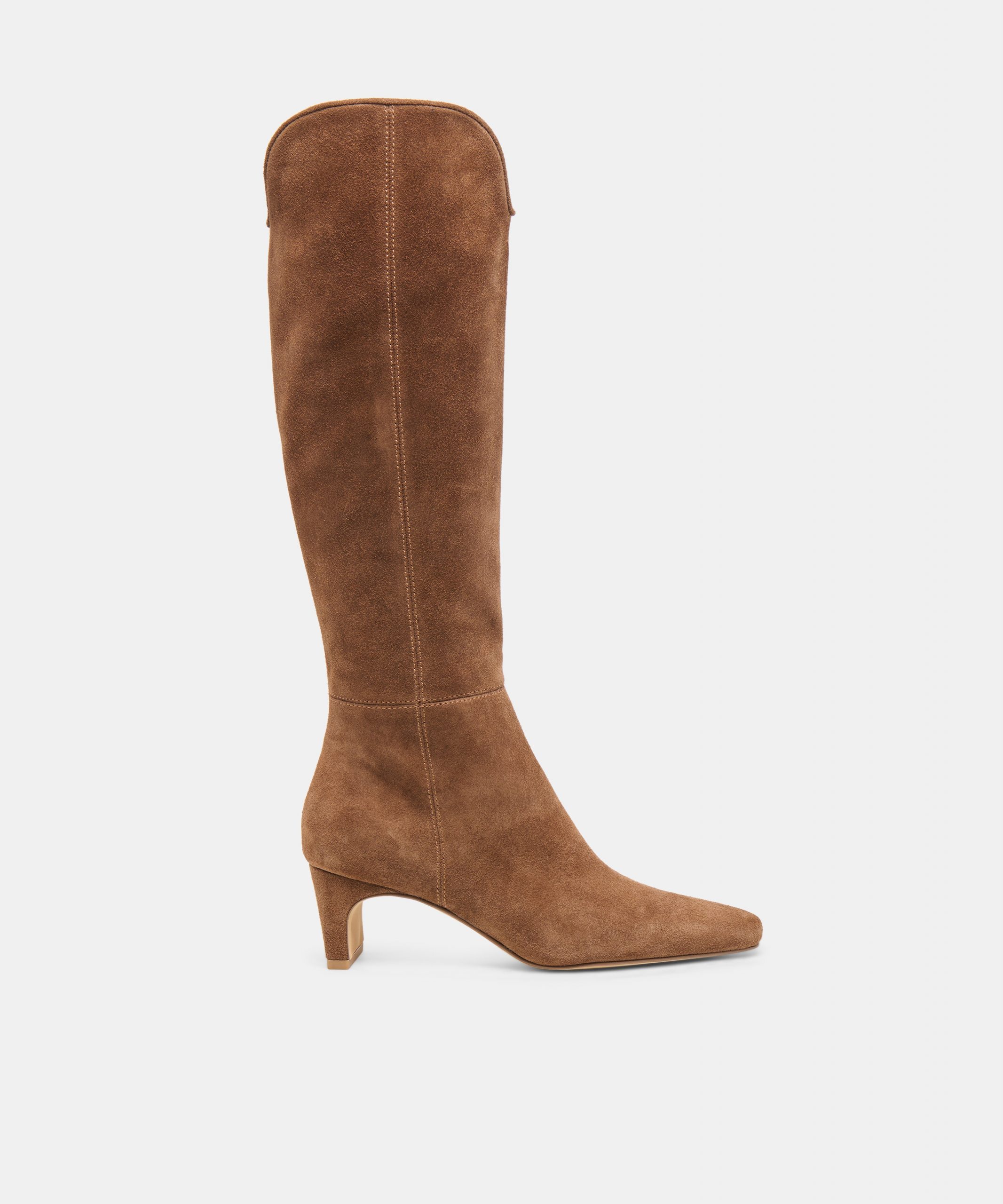 Dolce Vita BRION NARROW CALF BOOTS COCOA SUEDE