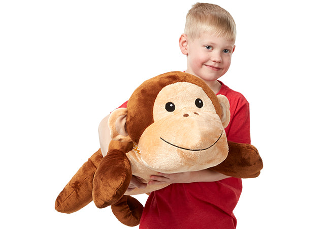 Melissa & Doug Cuddle Monkey Jumbo Plush Stuffed Animal