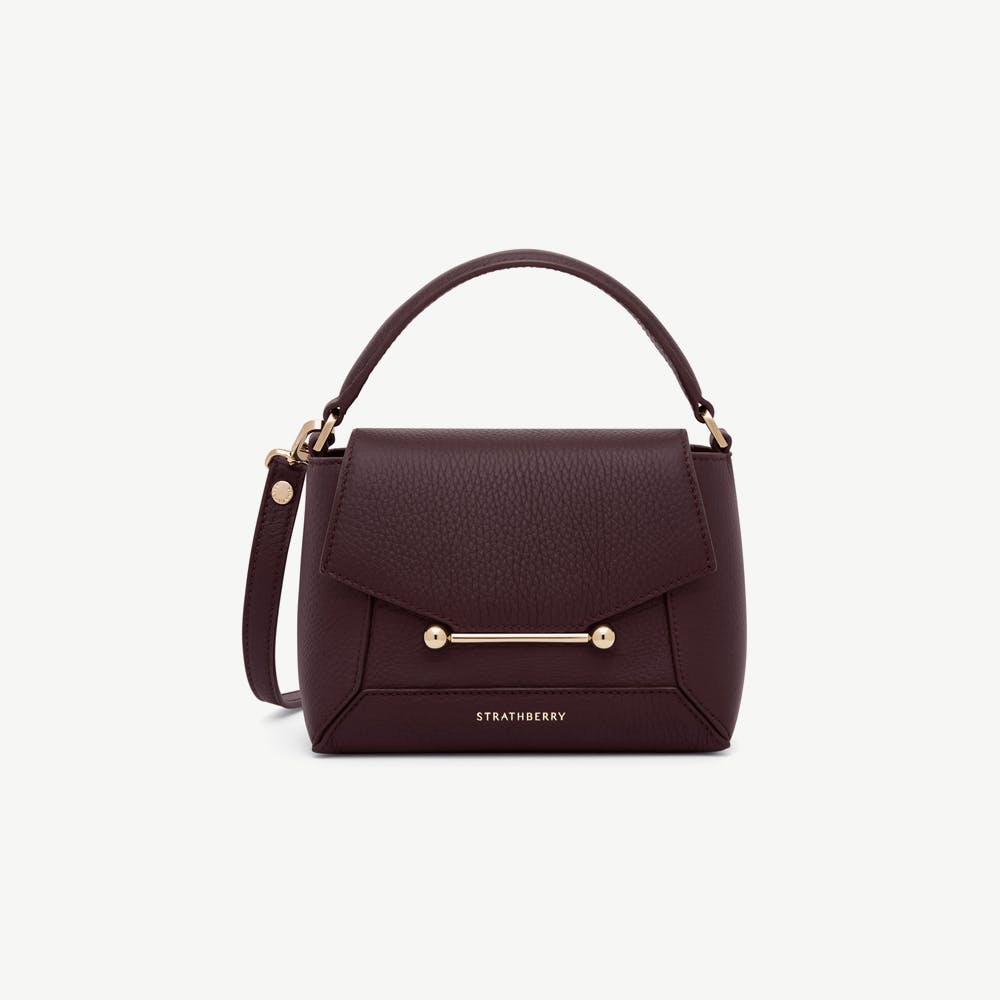 Strathberry Mosaic Nano - Burgundy