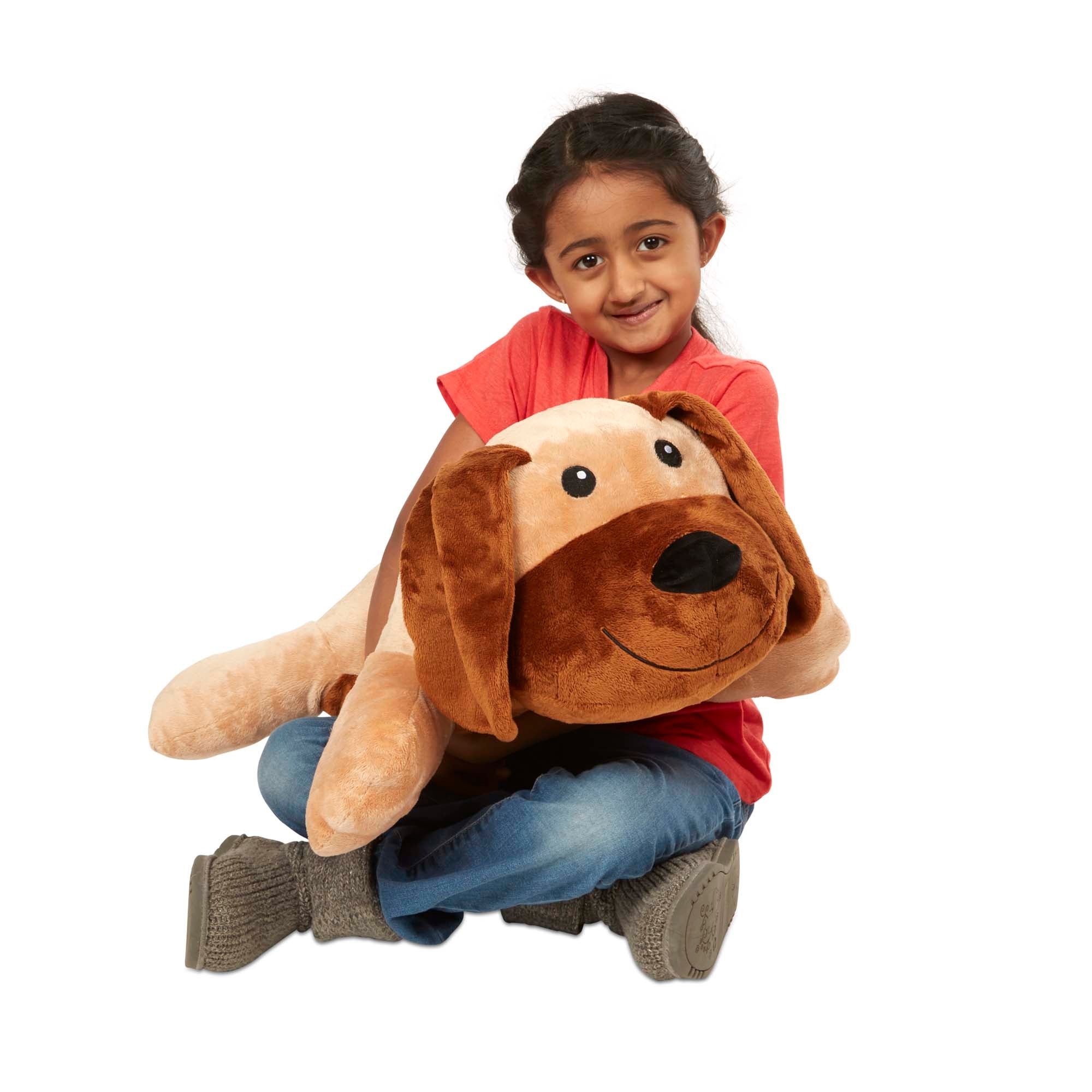 Melissa & Doug Cuddle Dog Jumbo Plush Stuffed Animal