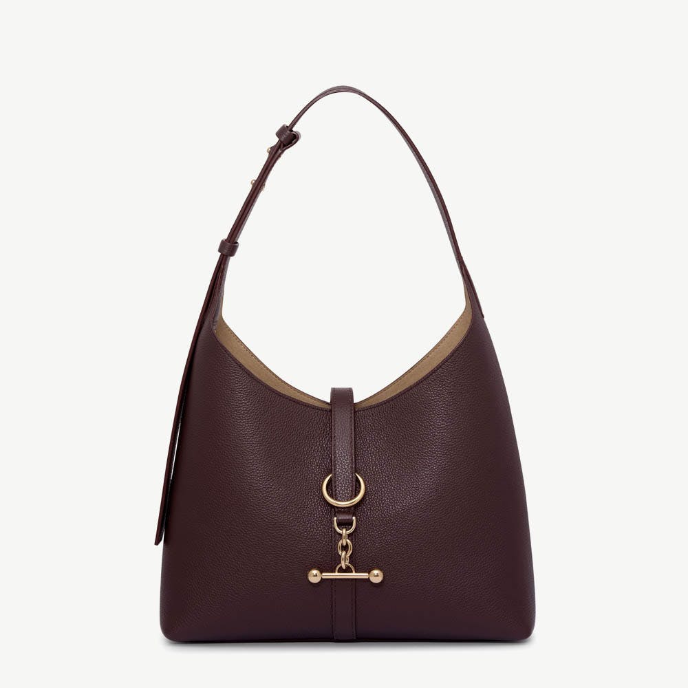 Strathberry Kite Hobo - Burgundy