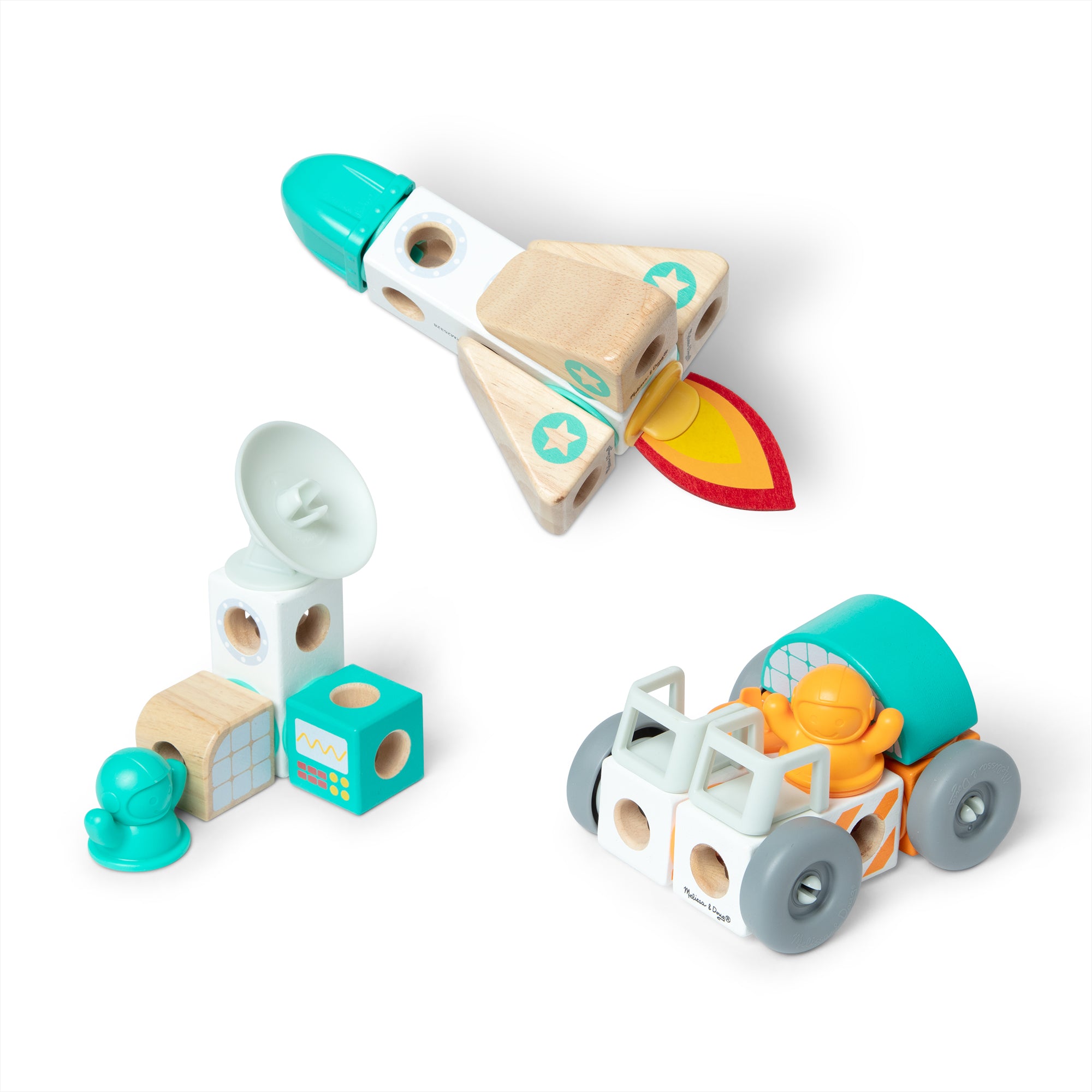 Melissa & Doug Blockables Space Play Set