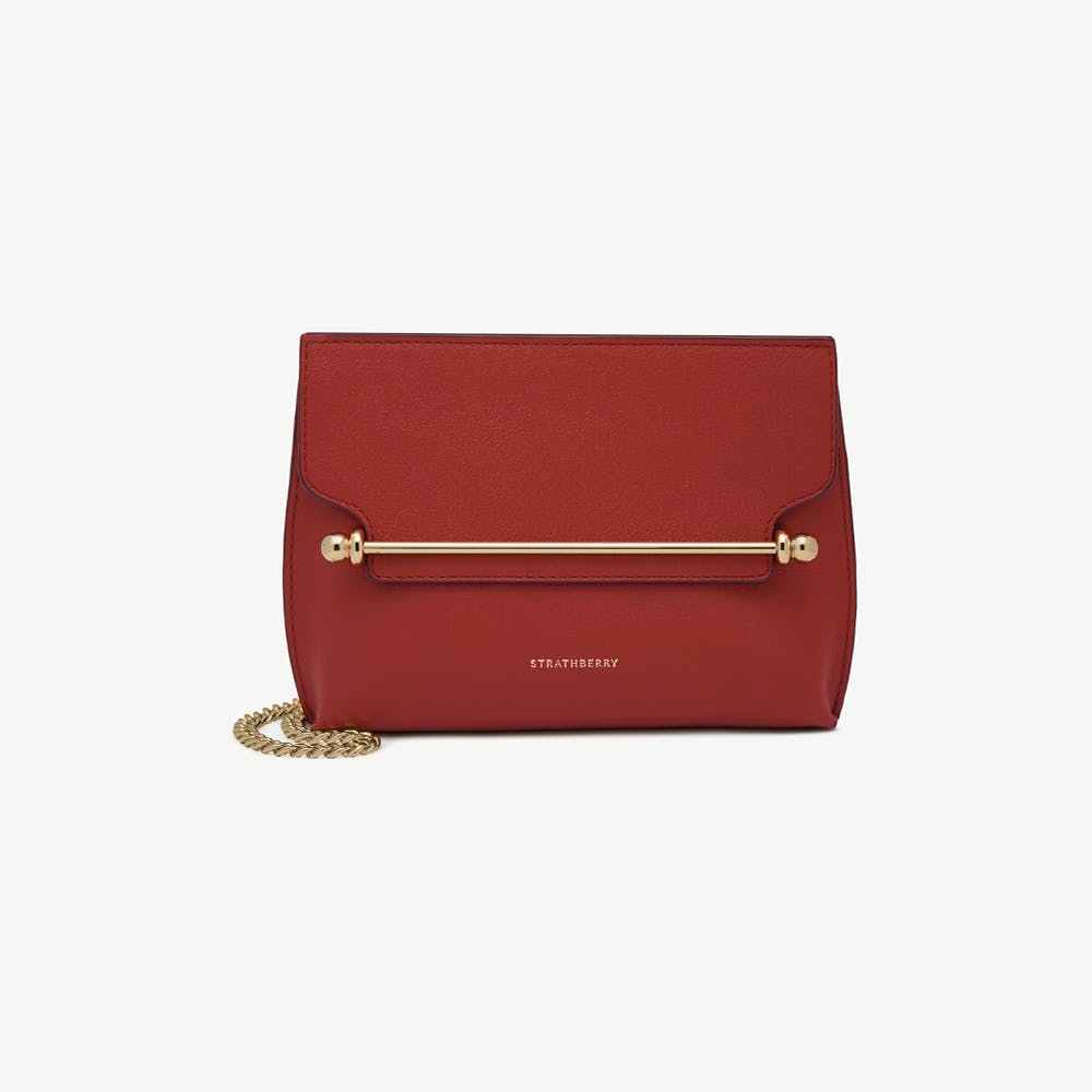 Strathberry Stylist Mini - Levanto Red
