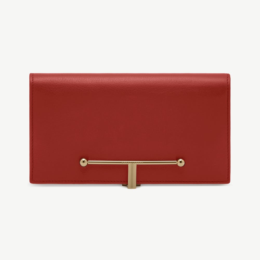 Strathberry Large Melville Street Wallet - Levanto Red
