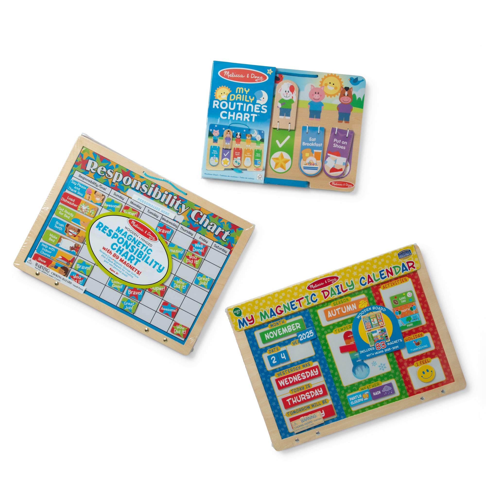 Melissa & Doug Daily Routine & Responsibility Bundle