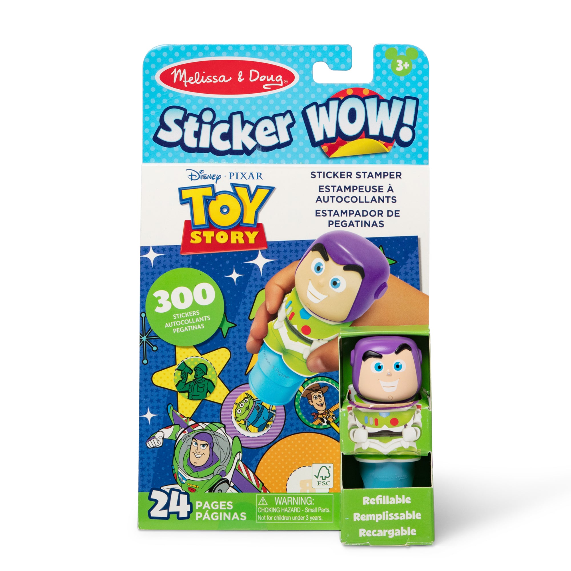 Melissa & Doug Sticker WOW!™ Activity Pad & Sticker Stamper - Buzz Lightyear