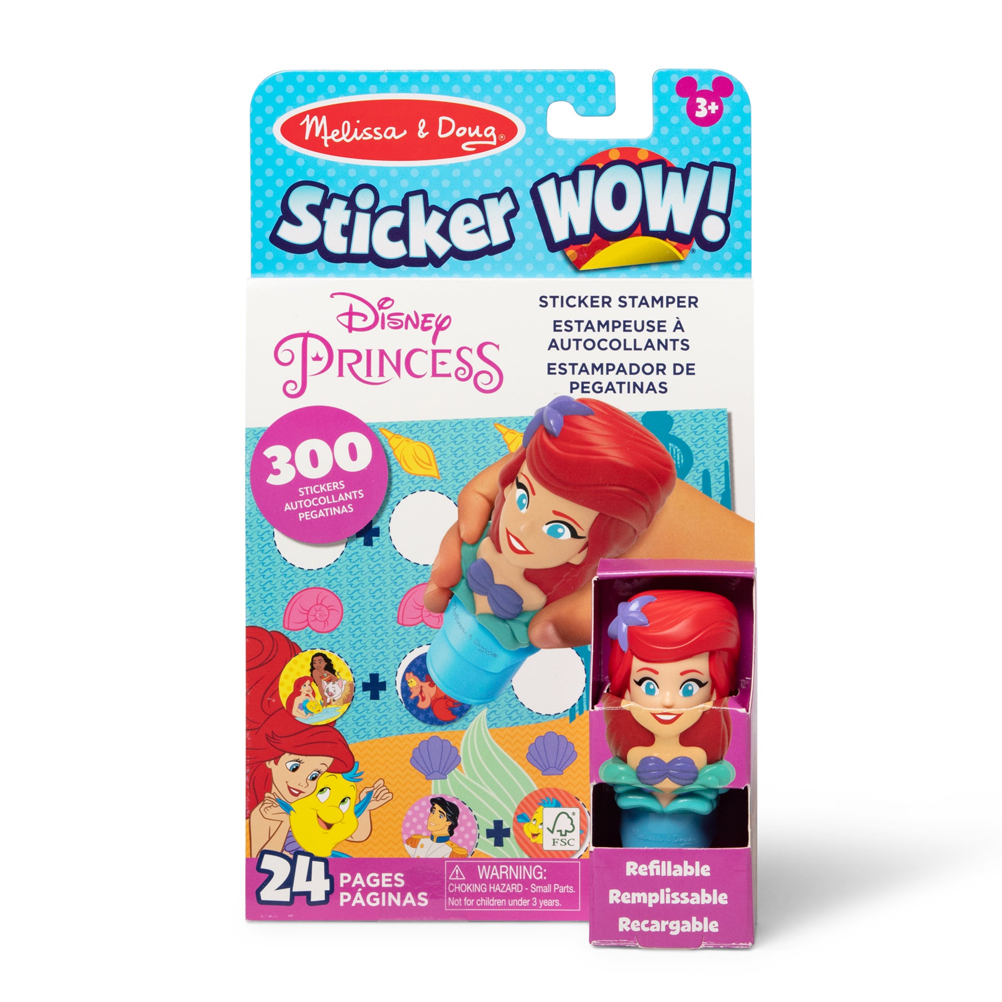 Melissa & Doug Sticker WOW!™ Activity Pad & Sticker Stamper - Ariel