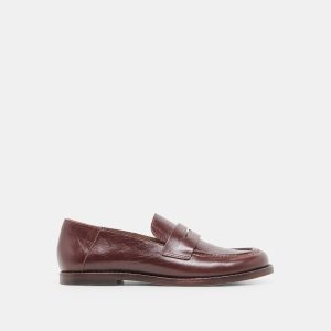 Dolce Vita YASMYN LOAFERS COFFEE CRINKLE PATENT