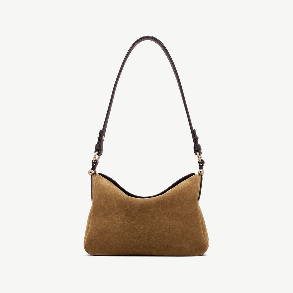 Strathberry Sway - Toffee Suede/Espresso