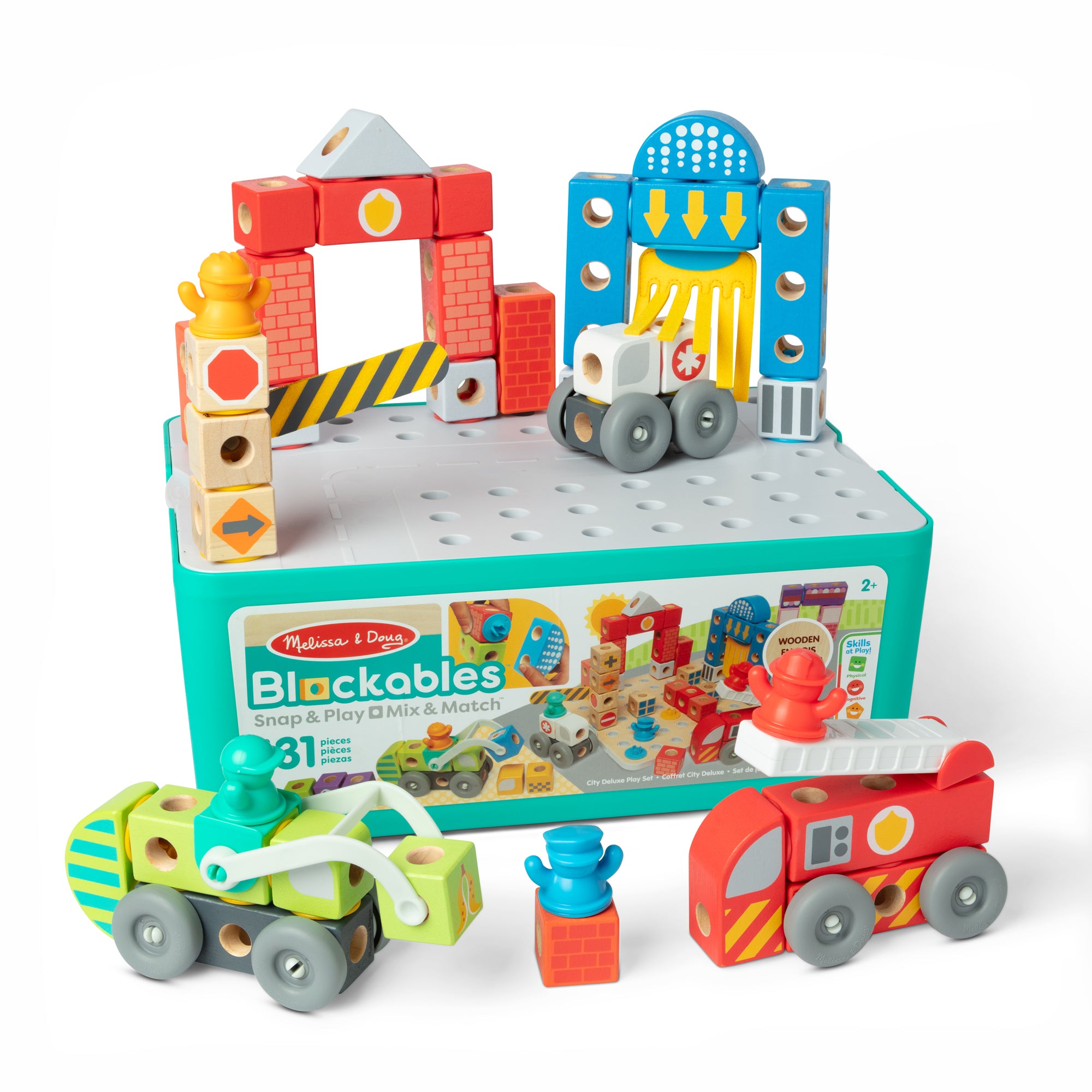 Melissa & Doug Blockables™ City Deluxe Play Set