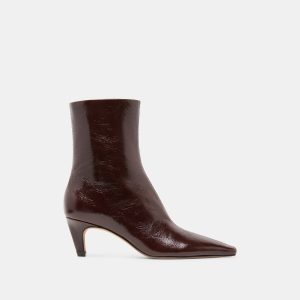 Dolce Vita KARLIE BOOTIES BLACK CHERRY LEATHER