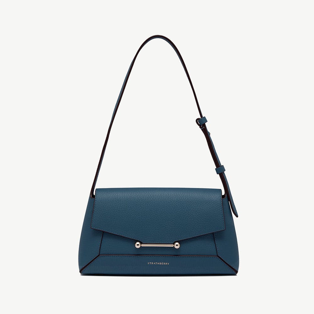 Strathberry Mosaic Shoulder - Loch Blue