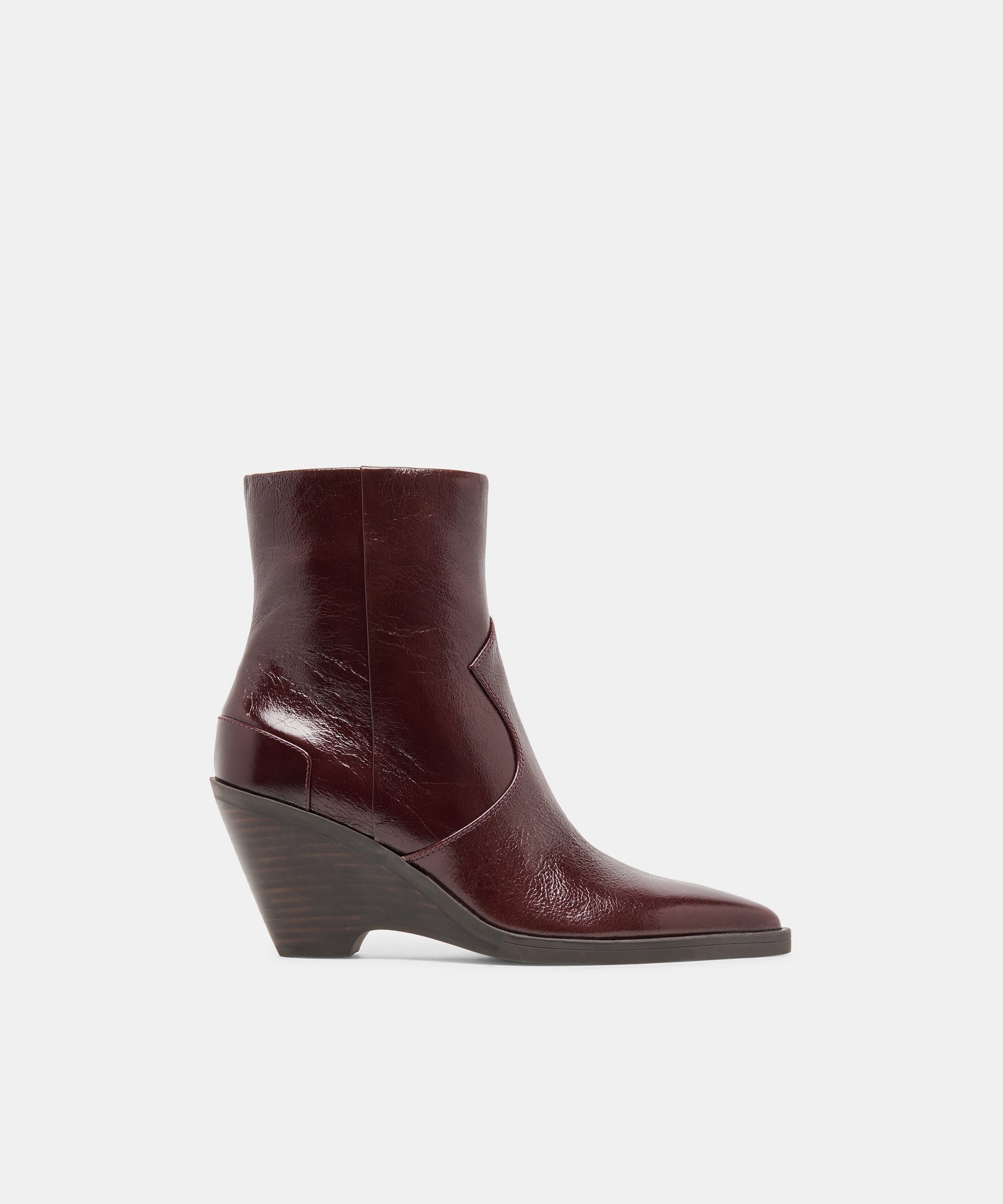 Dolce Vita ASHTIN BOOTIES BROWN BERRY LEATHER