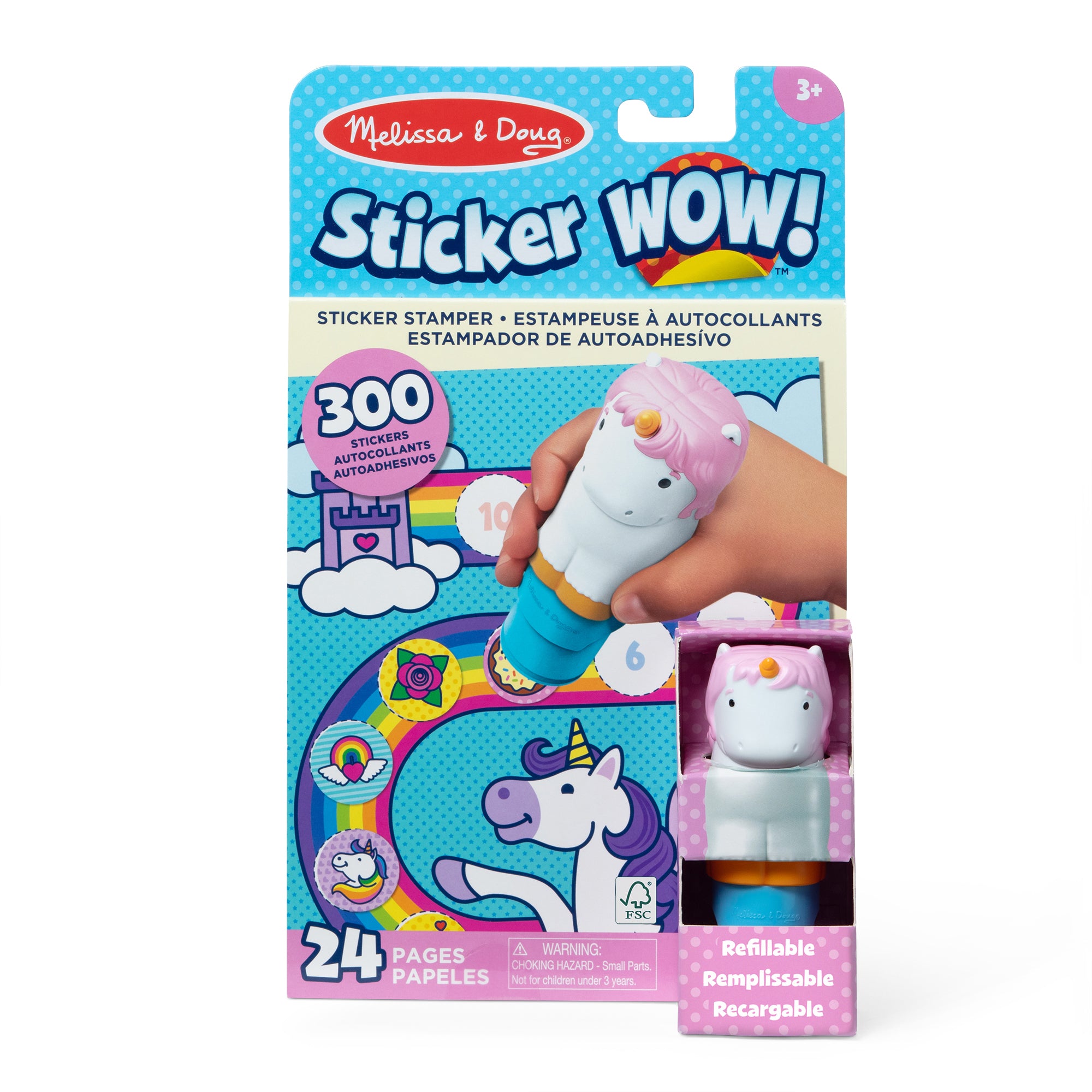 Melissa & Doug Sticker WOW!™ Activity Pad & Sticker Stamper - Unicorn